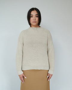 Laumės merino wollen trui beige