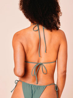 Uluwatu Padded Triangle Bikini Top Army
