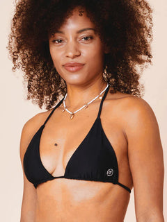 Uluwatu Padded Triangle Bikini Top Nero