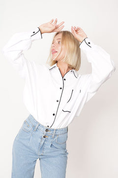 Rea Cotton Shirt White