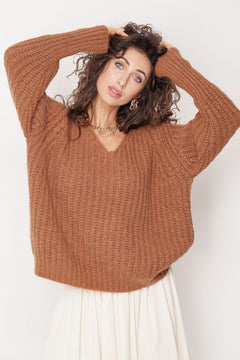 Nusa Alpaca Sweater Camel