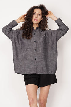 Amaya Blouse Dark Grey