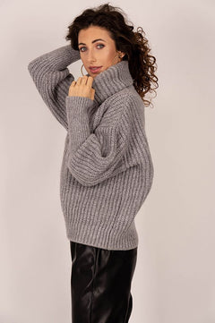 Telma Turtleneck Knit Dark Grey