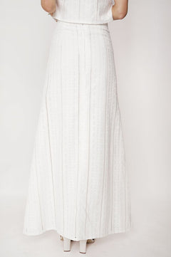 Nat Maxi Skirt White