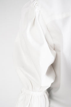 Vola Puff Sleeve Shirt White