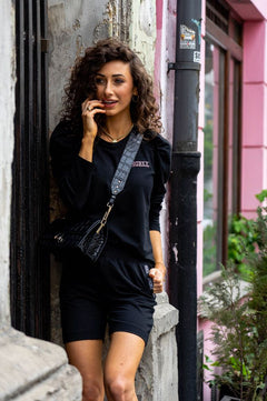 Mona Sweat Shorts Black