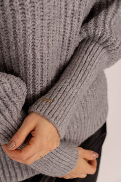 Telma Turtleneck Knit Dark Grey