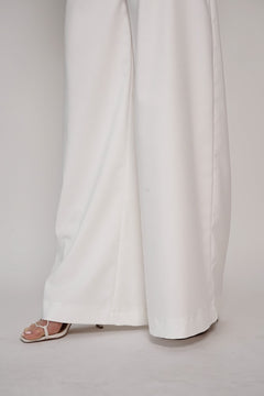 Coco Wide Leg Trousers White