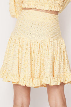 Serena Mini Skirt Yellow