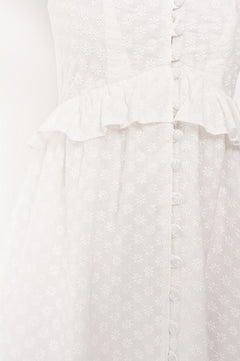 Melody Cotton Dress White