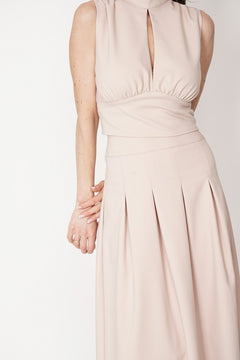 Eleonora Maxi Skirt Beige