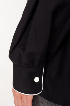 Rea Cotton Shirt Black