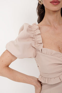 Martina Dress Beige