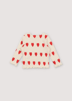 Singapore Baby Long Sleeve Love Motif Red