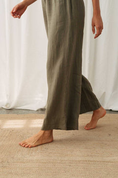 Varmdo Wide Leg Pants Light Khaki - IVALO.COM