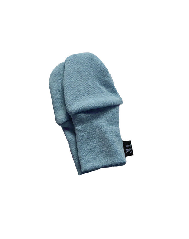 Melli EcoDesign Merino Wool Baby Mittens Menthol Blue