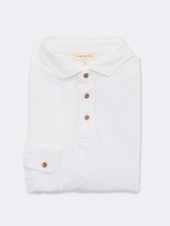 Cavalo Polo Shirt Long White