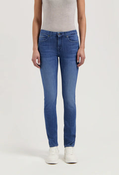 Faye Low Slim Jeans Authentic Indigo
