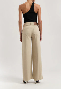 Sara High Loose Flow Jeans Sand