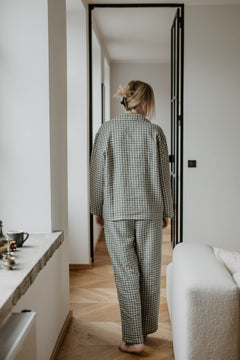 Linen Pajama Set Praurimė