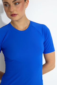 Work Rib Tee Blue