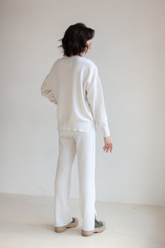 Ora & Rotondo Merino Co-ord White