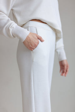 Ora Merino Pants White