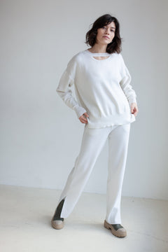 Ora Merino Pants White