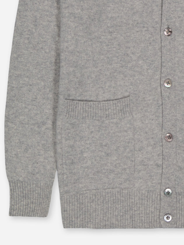 Adult Oversize Cashmere Cardigan Grey