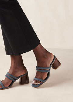 Indiana Leather Sandals Grey