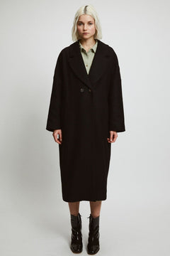 Cedar Wool Coat Black