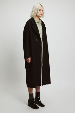 Cedar Wool Coat Black