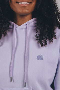 Trendsplant Organic Essential Oversized Hoodie Lavender