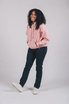 Trendsplant Organic Essential Oversized Hoodie Pale Pink