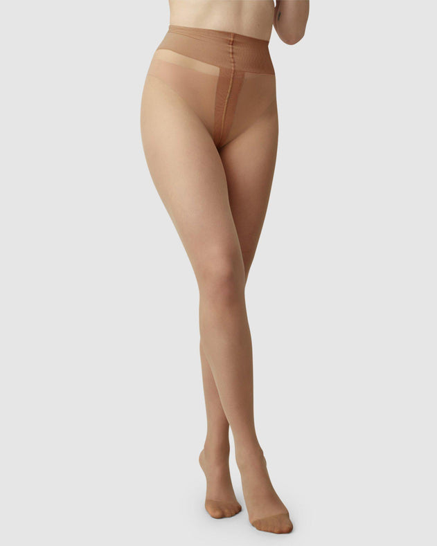 Malva Ladder Resistant Tights 3 Pairs Bundle Dark Beige