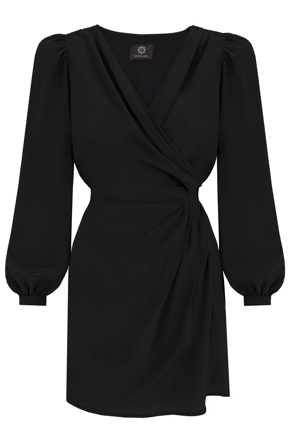 Margot Silk Dress Black