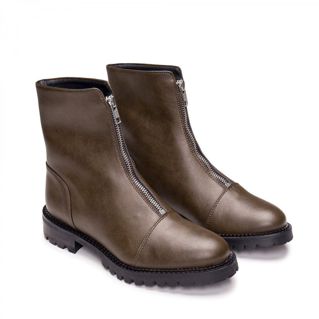 Tecla Micro Vegan Zip-Up Bootie