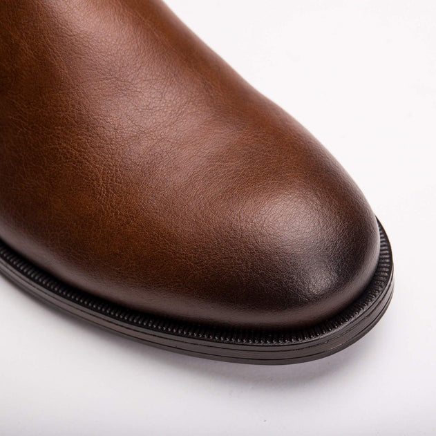 Basti Vegan Chelsea Enkle Boot Brown
