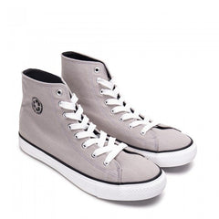 Redo Pet Gray Vegan Mid-Top Vulkanised Sneakers