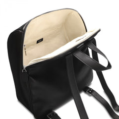 Mika Appleskin Backpack met ritszakken zwart