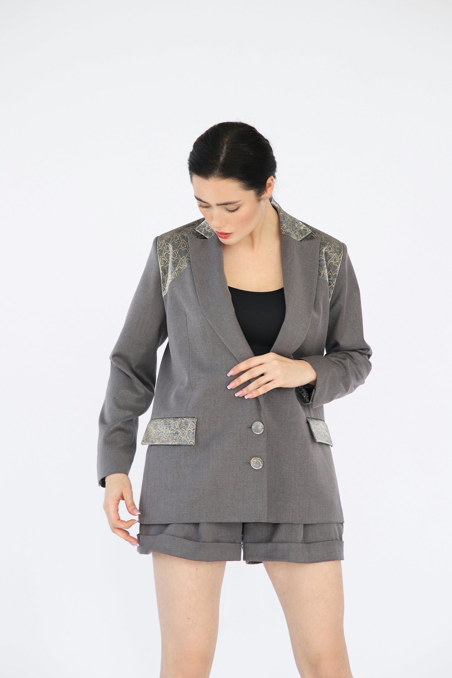 Hampton Blazer Grey