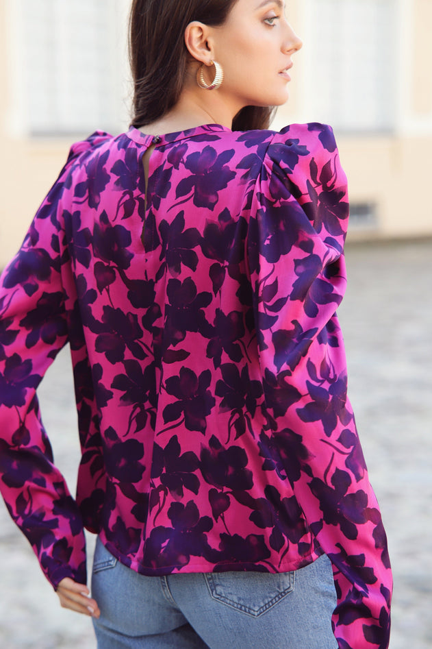 Mia Blouse Fuchia