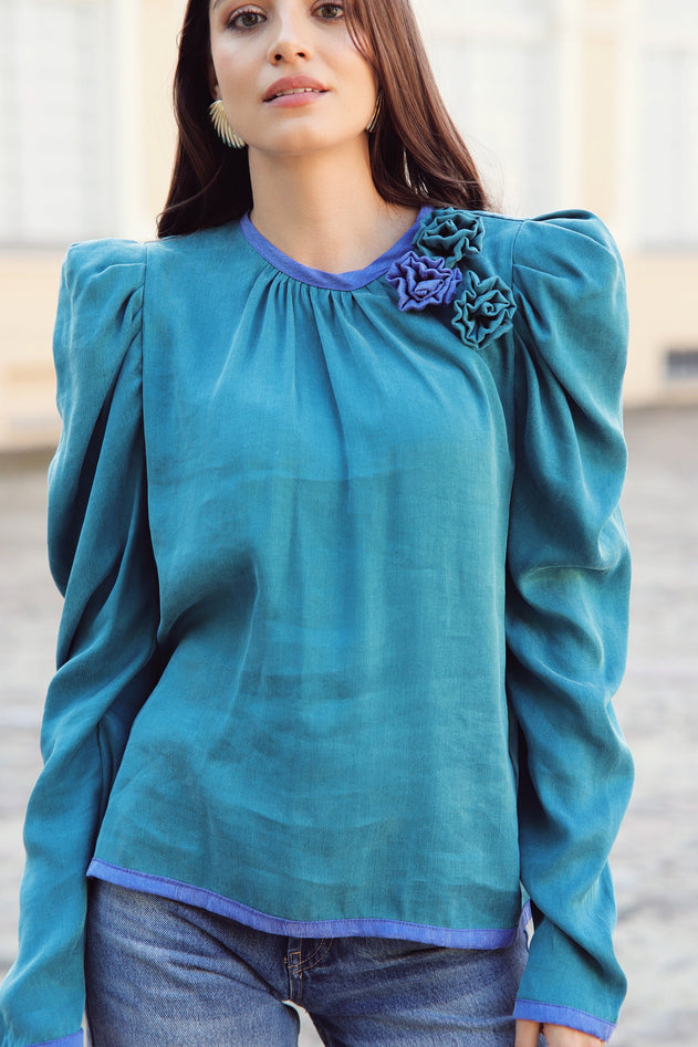 Raya Blouse Blue