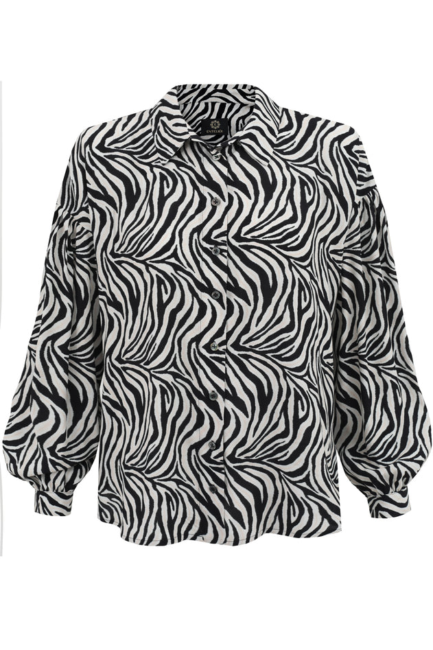 Geometric Blouse Zebra