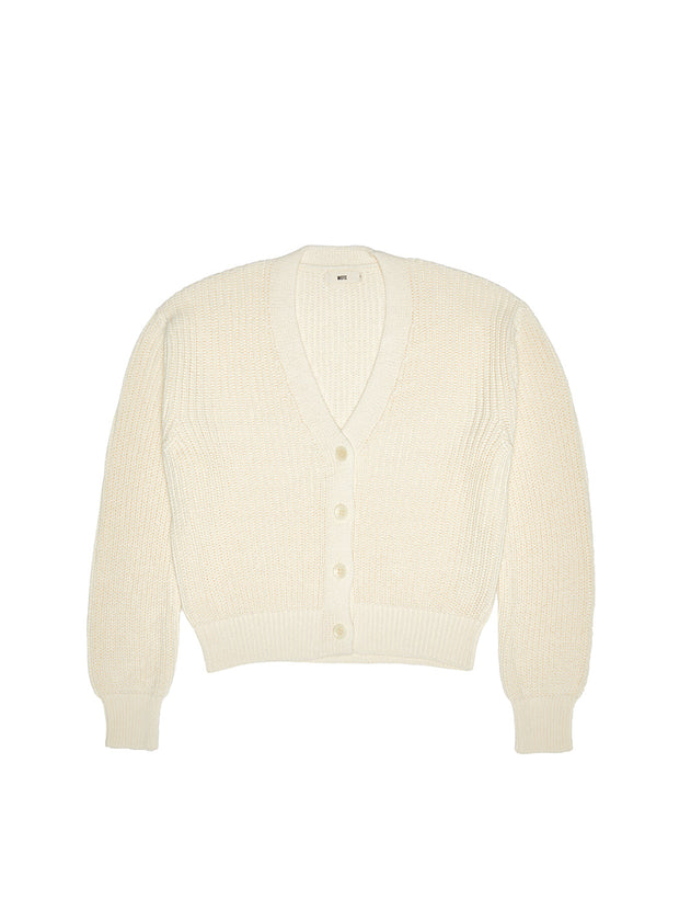 Knitted Cardigan In Cotton