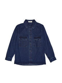 Women's Organic Cotton Denim Overshirt