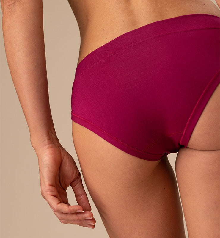 Set van 3 - Slips Natuurlijke Stof Ruby
