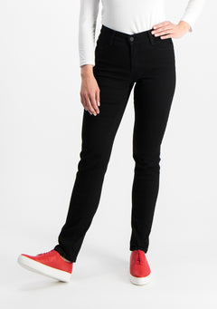 Pirre Super Stretch Straight Jeans Zwart