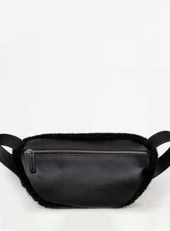 Heuptas XL Django Shearling Zwart