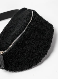 Heuptas XL Django Shearling Zwart